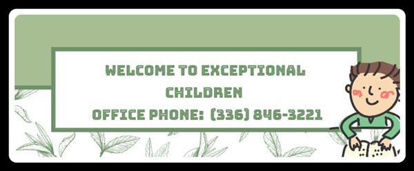 Welcome to Exceptional Children 